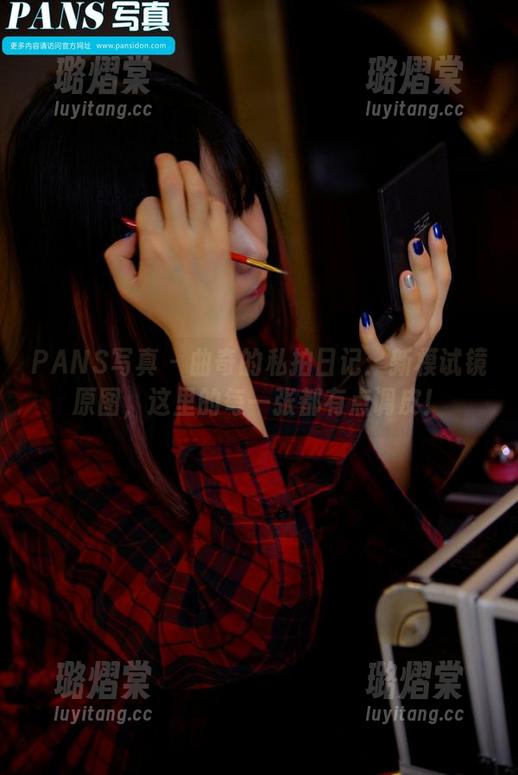 PANS写真 - 曲奇的私拍日记：新模试镜原图，这里的每一张都有点调皮！