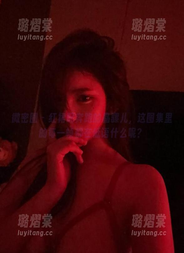 微密圈 - 红裙配奔跑的晶骡儿，这图集里的每一帧都在低语什么呢？